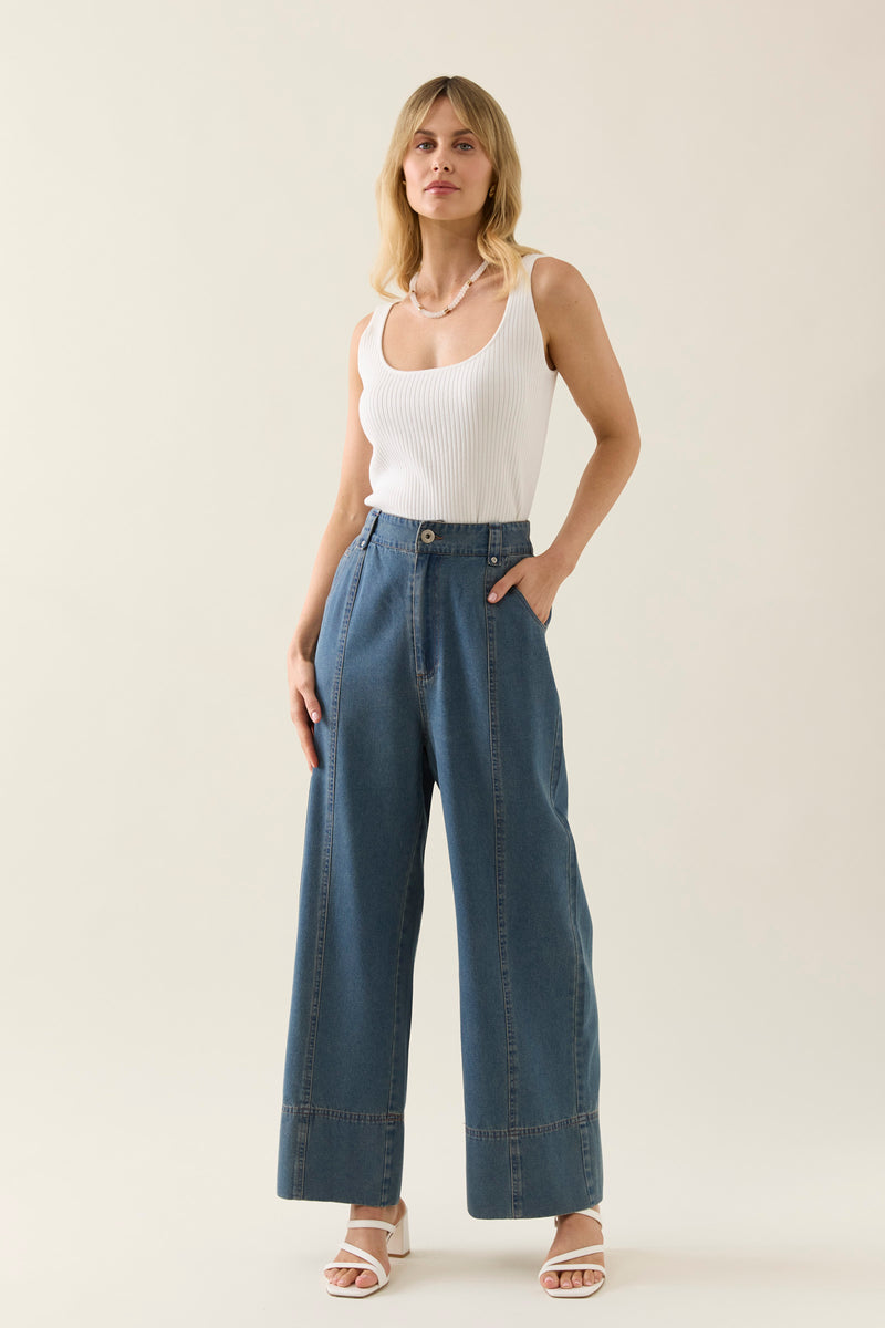 SOFIE DENIM PANT - DRIFTT