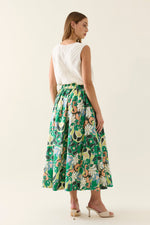 AURORA MAXI SKIRT - PAISLEY