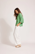 ALESSIA RELAXED TOP - JADE