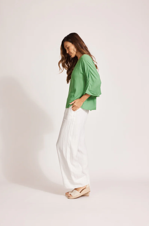 ALESSIA RELAXED TOP - JADE