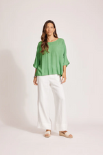ALESSIA RELAXED TOP - JADE