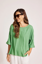 ALESSIA RELAXED TOP - JADE