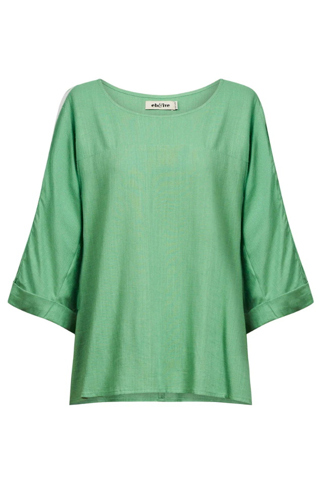 ALESSIA RELAXED TOP - JADE