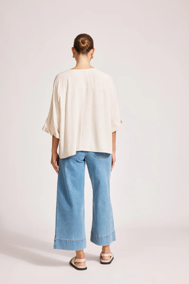 ALESSIA RELAXED TOP - TUSK