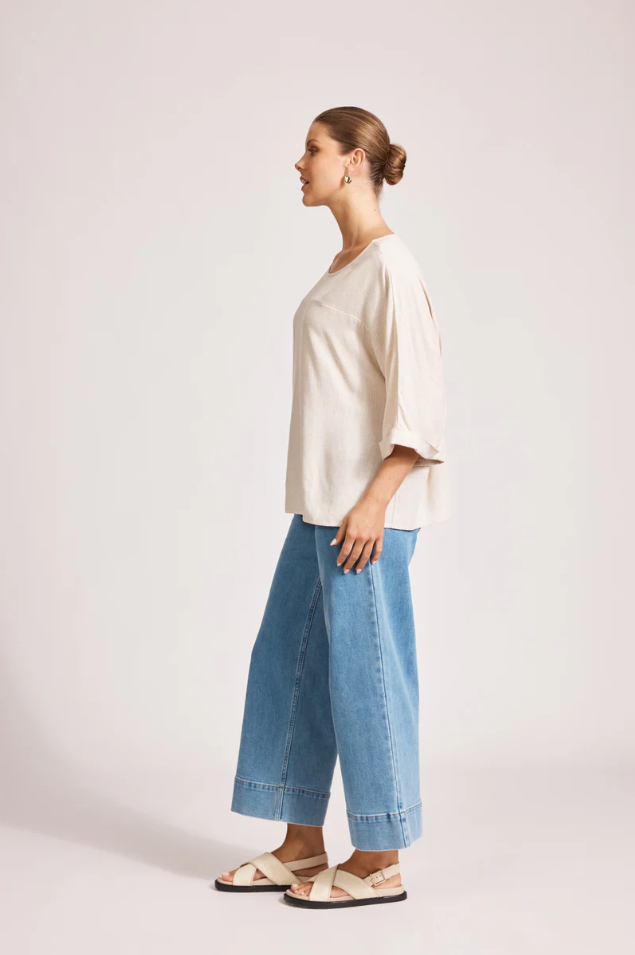 ALESSIA RELAXED TOP - TUSK