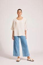 ALESSIA RELAXED TOP - TUSK