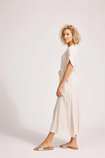 ALESSIA ROPE TIE DRESS - TUSK