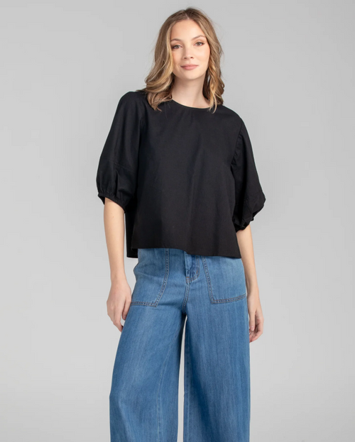 AVA TOP: BLACK
