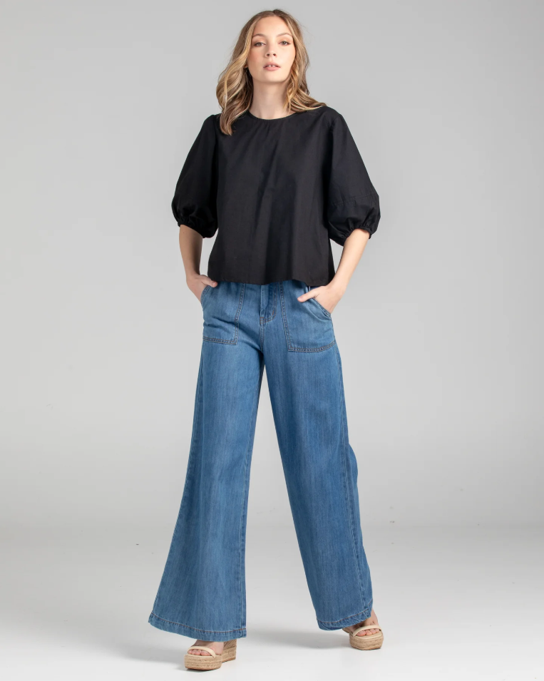 AVA TOP: BLACK