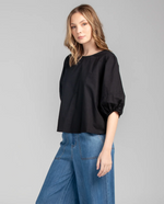 AVA TOP: BLACK