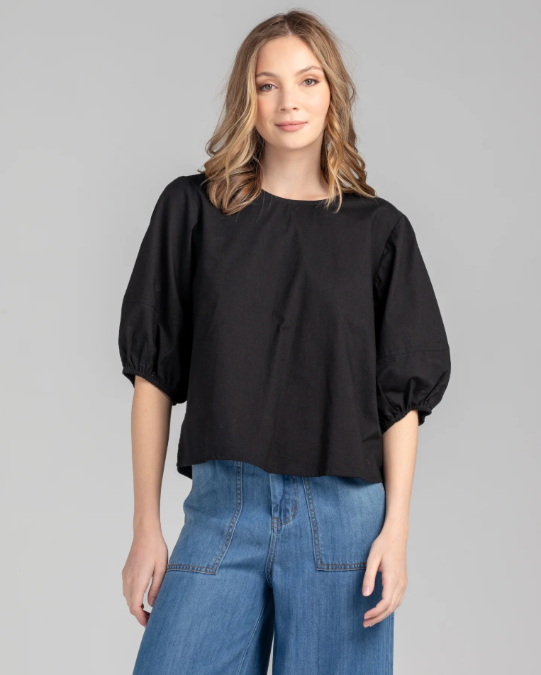 AVA TOP: BLACK