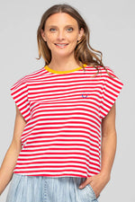 BELLISSIMMO TEE - RED STRIPE