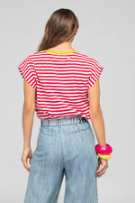 BELLISSIMMO TEE - RED STRIPE
