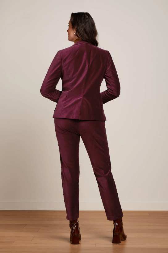 BIBI BLAZER - CABERNET RED