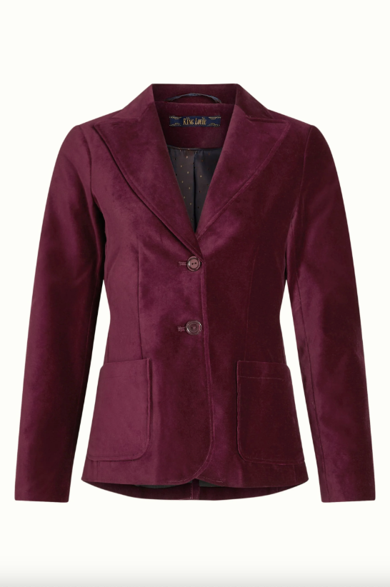 BIBI BLAZER - CABERNET RED