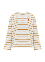 BILLIE BRETON TOP - OFF WHITE/TAN, LIGHTNING STRIKE