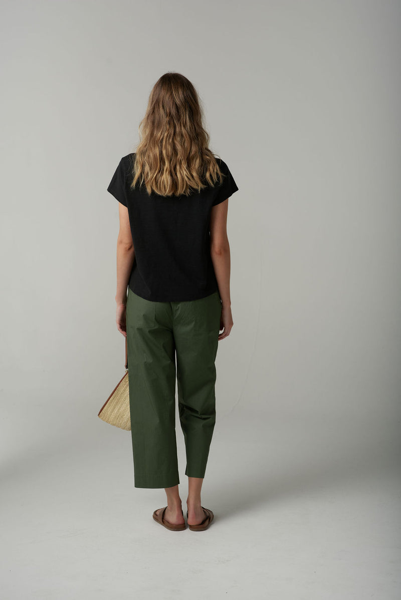 BASIC CREW TEE - BLACK