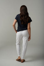 BASIC CREW TEE - PARISIAN NAVY
