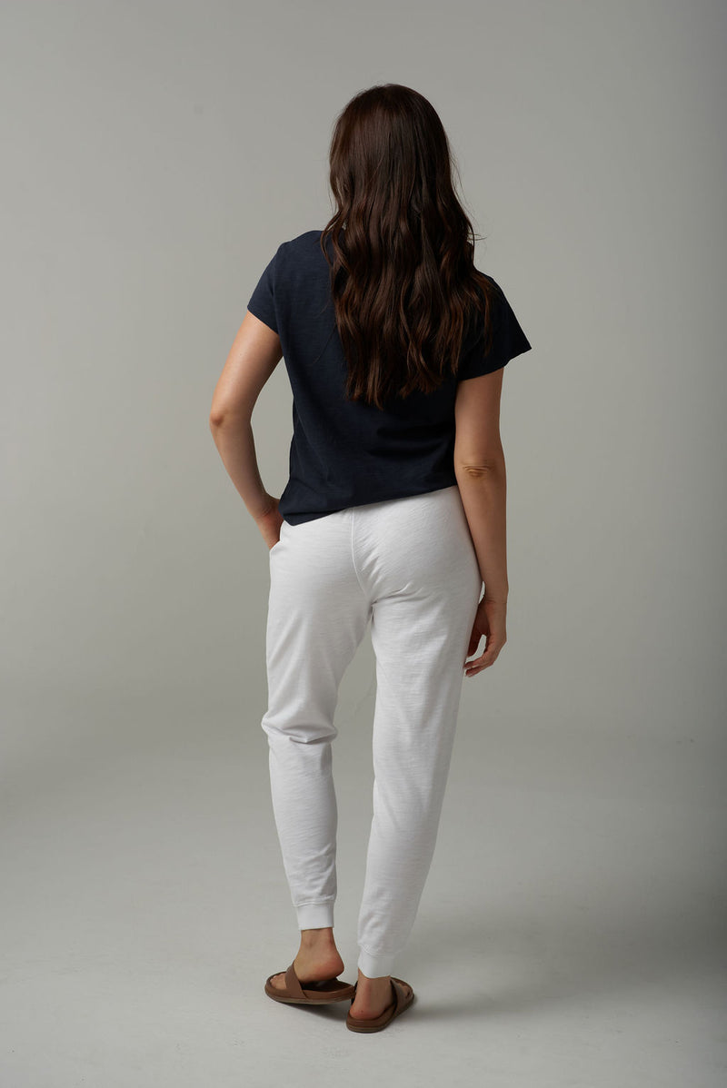 BASIC CREW TEE - PARISIAN NAVY