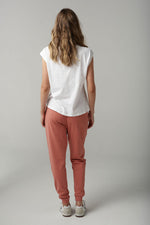 TONAL EMBROIDERED MUSCLE TEE