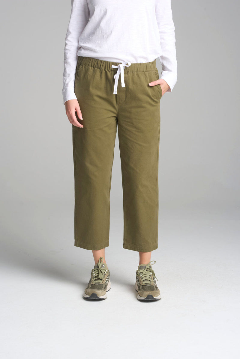 ANKLE PANT - DARK OLIVE