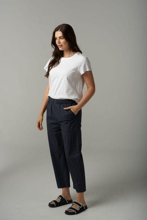 CROPPED PANT - PARISIAN NAVY