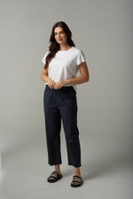CROPPED PANT - PARISIAN NAVY