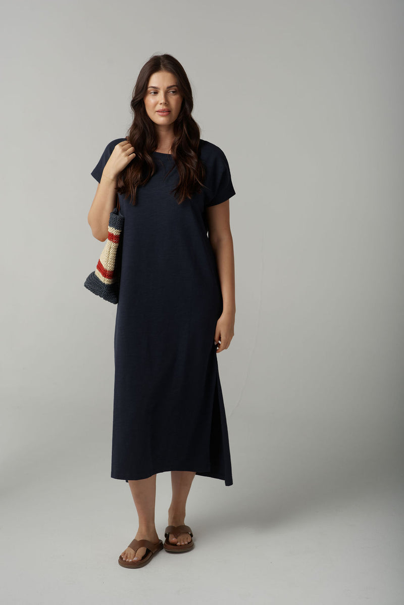 TEE DRESS - PARISIAN NAVY