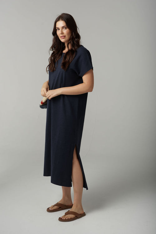 TEE DRESS - PARISIAN NAVY