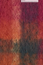 CHECK SCARF - CARAMEL