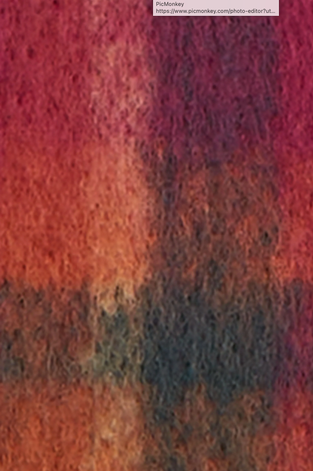 CHECK SCARF - CARAMEL