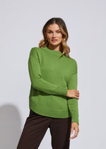 CHUNKY COTTON JUMPER - PICKLE