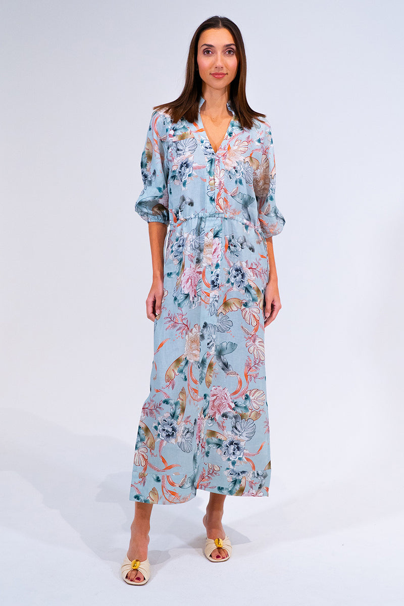 CASSANDRA DRESS - ORIENTAL FLORAL