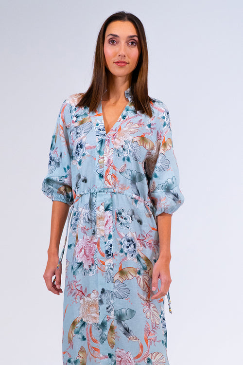 CASSANDRA DRESS - ORIENTAL FLORAL