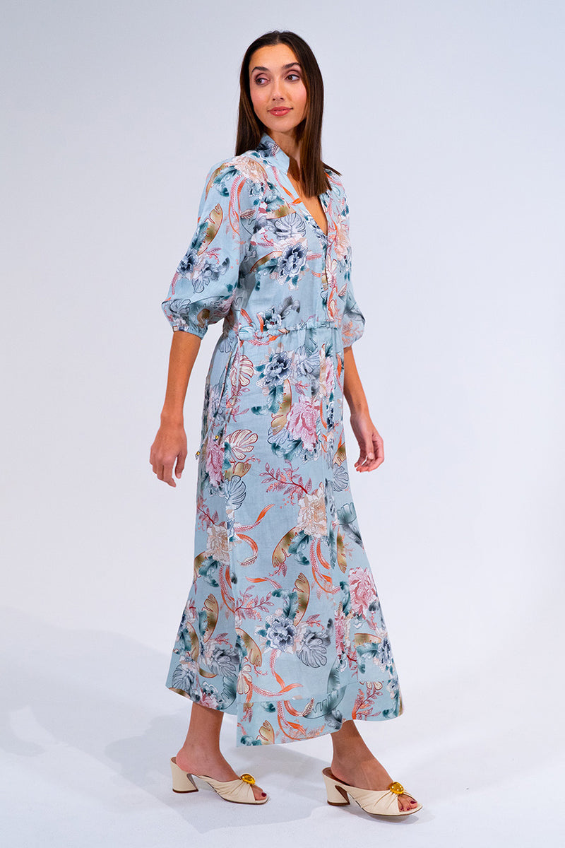 CASSANDRA DRESS - ORIENTAL FLORAL