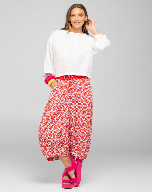 DIMPLE TOP - WHITE