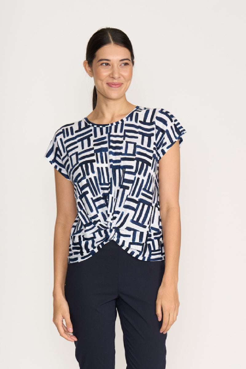 DO THE TWIST TOP - BLOCK & ROLL