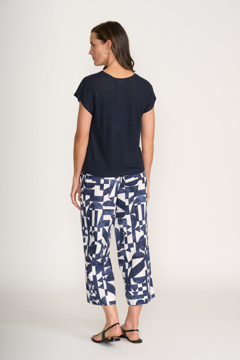 DO THE TWIST TOP - TRUE NAVY