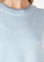 ESSENTIAL TWO TONE VEST IN SKY