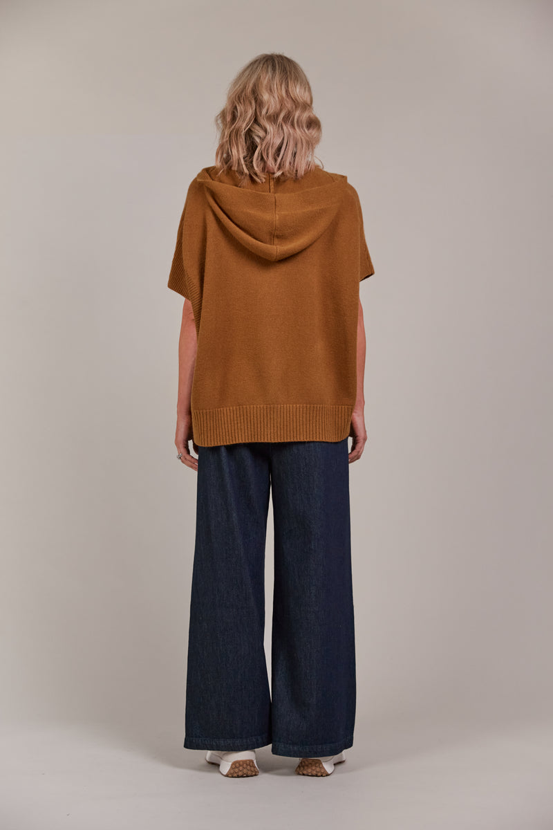 ESTEL HOOD KNIT - HAZEL