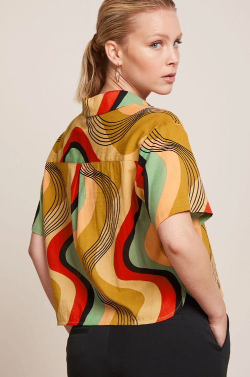 EVELINA BLOUSE IN FALAISE