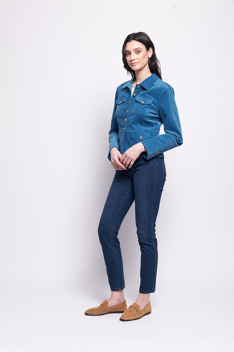 FOR THE RE-CORD JACKET - RETRO BLUE