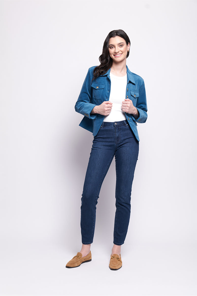 FOR THE RE-CORD JACKET - RETRO BLUE