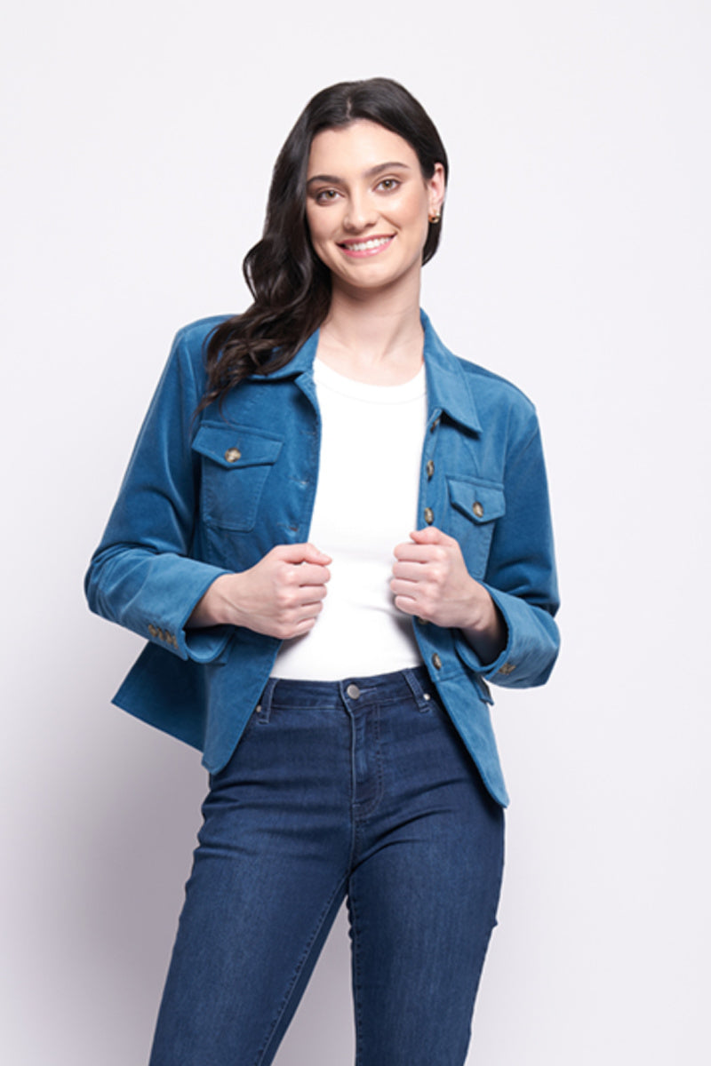 FOR THE RE-CORD JACKET - RETRO BLUE