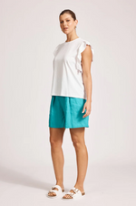 FRANCIA FRILL TANK- WHITE