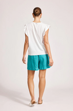 FRANCIA FRILL TANK- WHITE