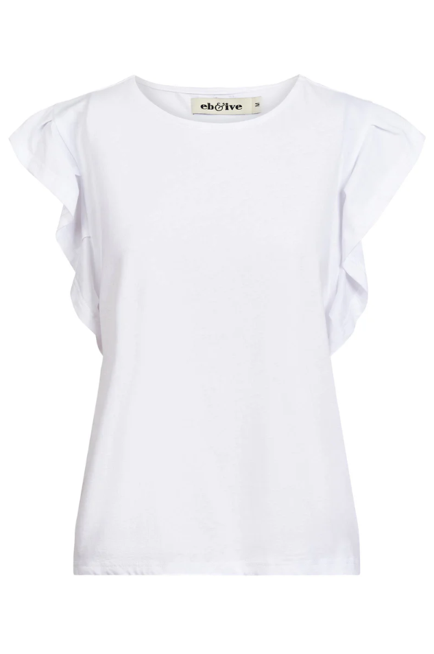 FRANCIA FRILL TANK- WHITE