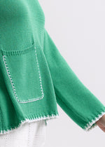 HAND WORK TRIM A-LINE - APPLE