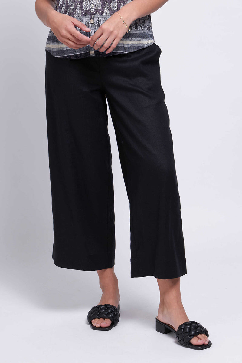 IT'S ONLY NATURAL PANT - BLACK