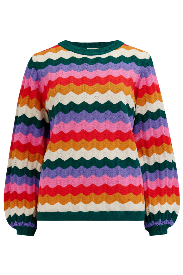 IVONA JUMPER - MULTI, BEACH WAVES